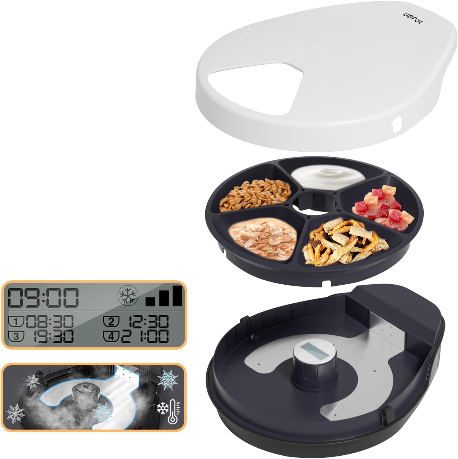 Wet Food Automatic Pet Feeder Refrigerated - Automatic Wet Cat Food Feeder with