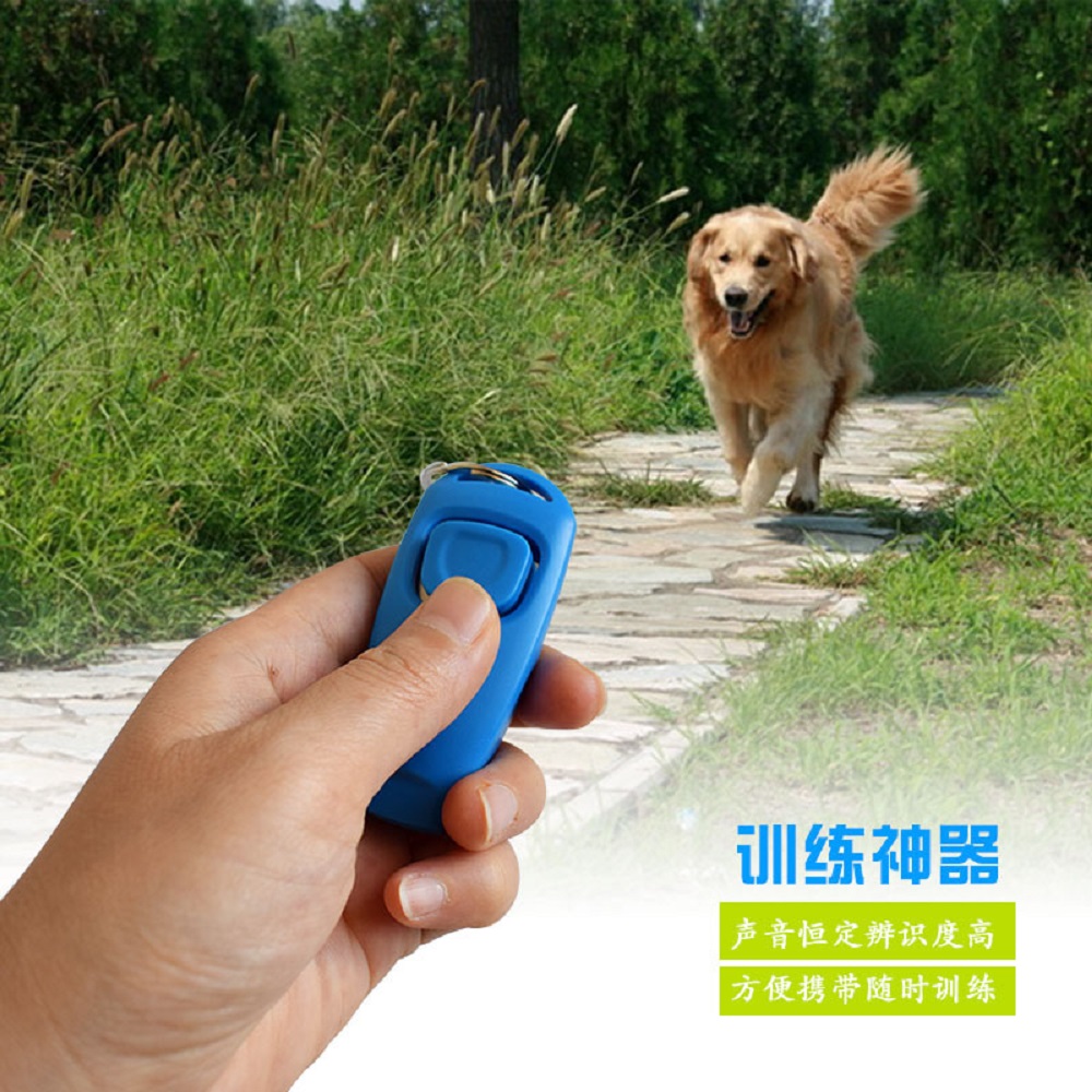 Dog Clicker Training With Wrist Strap - 2 In 1 Pet Dog Training