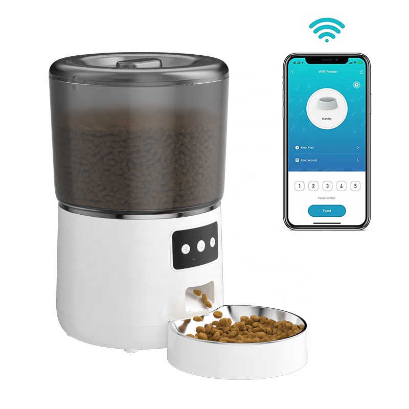 Timed Cat Dog Food Dispenser 4L - Smart 4L Cat Food Dispenser Timed